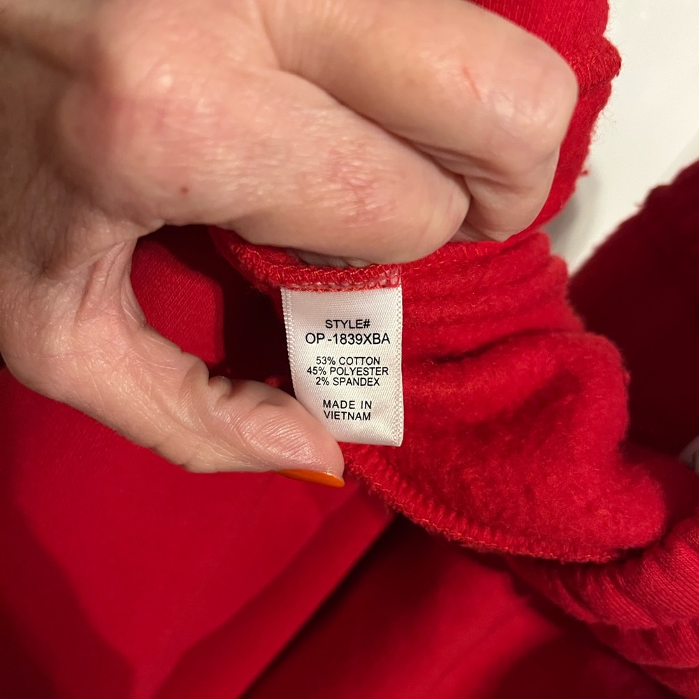 Zenana red joggers - Picture 4 of 4